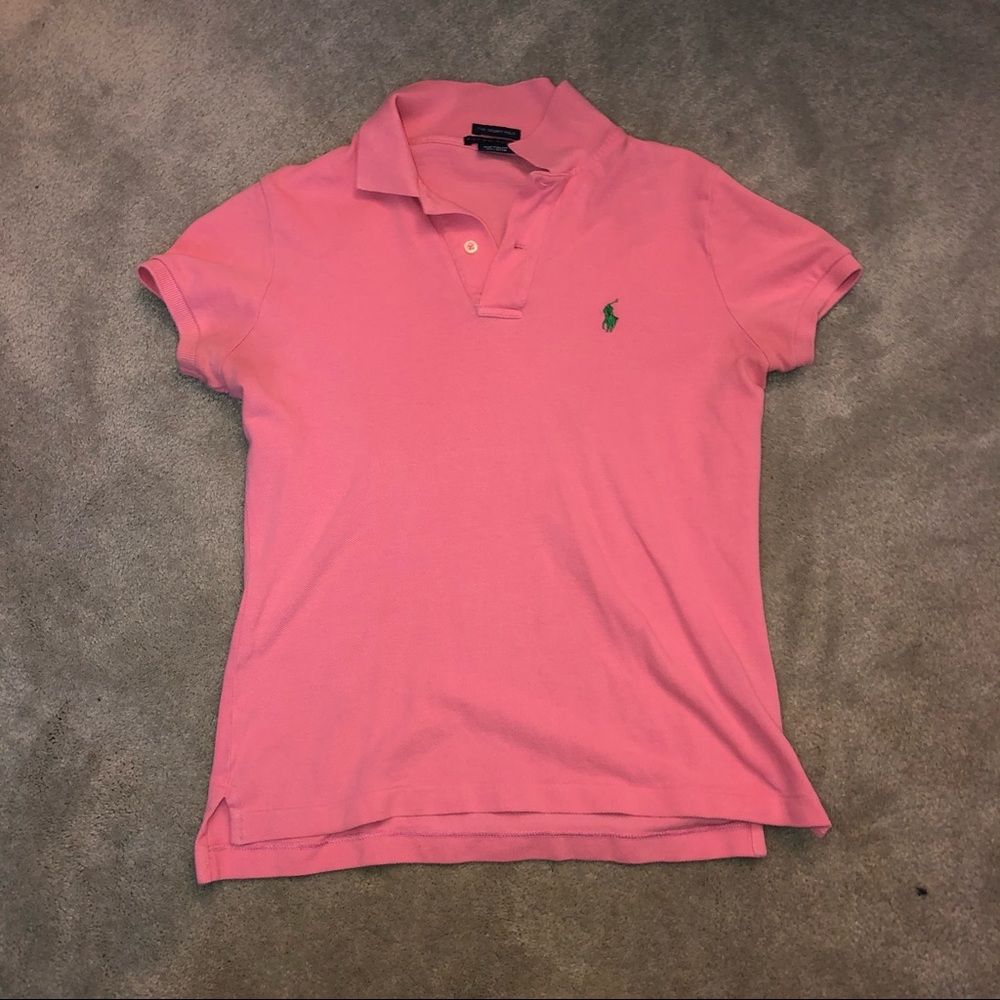 Ralph Lauren The Skinny Polo Pink size M